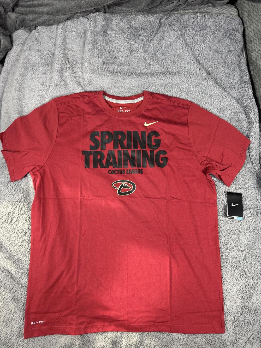 Arizona Diamondbacks Shirt Mens 2XL Red MLB Baseball Nike Dri Fit Spring Tee